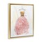 Stupell Industries Elegant & Sophisticated Pink Gown Floating Frame Design By Sally Swatland